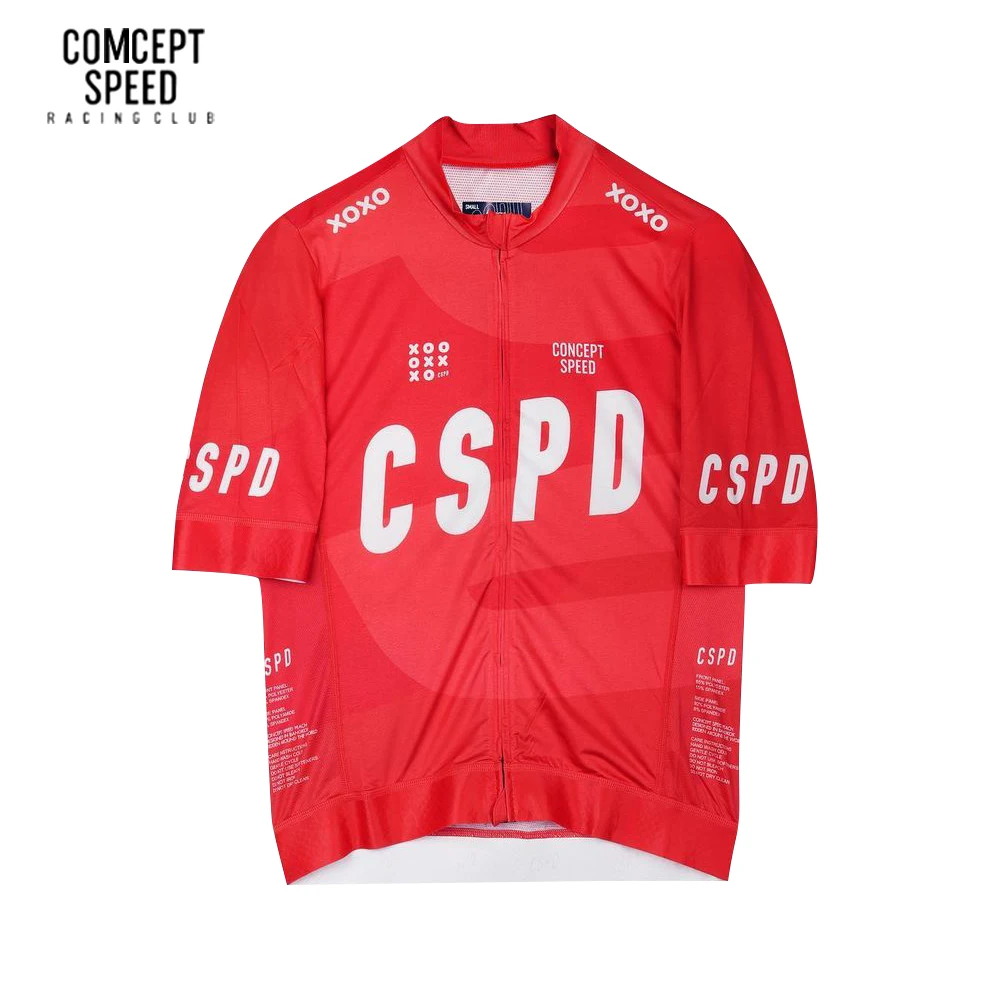 

CSPD Aero Cycling Jersey Summer Breathable Quick Dry Cycling Jersey Maillot Ciclismo Hombre Pro Team MTB Bicycle Jersey