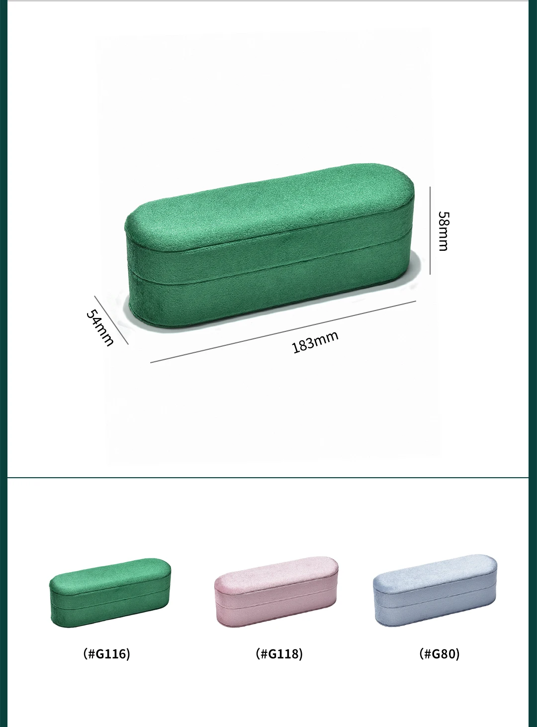 TAIMY Velvet Ring Display Tray Portable Ring Storage Case Custom Logo Jewelry Box High-end Business Display Tray