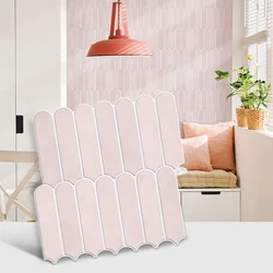 1/10pcs 3D PVC Wall Panels, Fish Scale Textures Wall Stickers Waterproof, Backsplash Kitchen Tiles Peel and Stick, Home Decorati