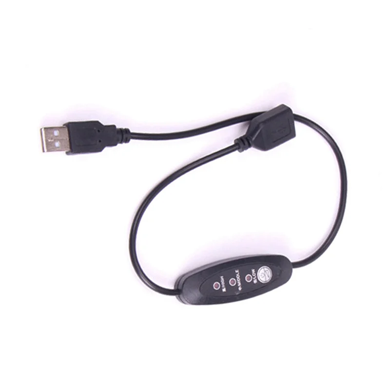 A14M 6X USB 5 فولت-12 فولت متحكم في درجة الحرارة سخان ترموستات 3 سرعات قابل للتعديل 24 واط