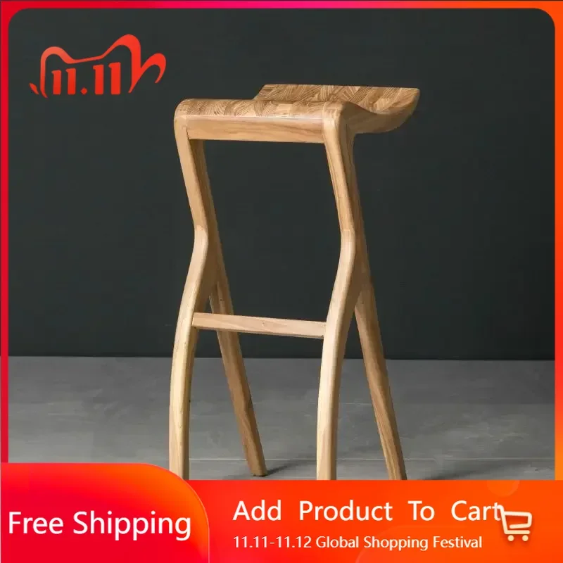 

Trendy Luxury Wooden Stool Vintage Baby Vanity Replica Beauty Conference Relaxing Bedroom Restaurant Cadeira Unique Furniture