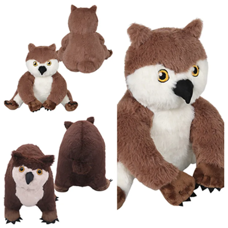 Baldur Cos Gate Owlbear Cosplay Peluche de dibujos animados lindo mascota de peluche suave niños adultos cumpleaños regalos de navidad