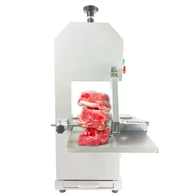 Automatic Butcher Machinery Ribs Bone-In Beef Steak Meat Saw Chicken for Meat and Bone Food Processing for Bone Frozen Pork