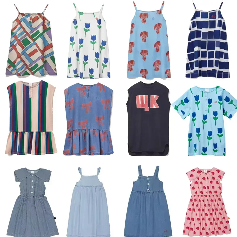 

Kids Dress Ss25 Wyn Brand Girls Cute Short Sleeve Princess Dress