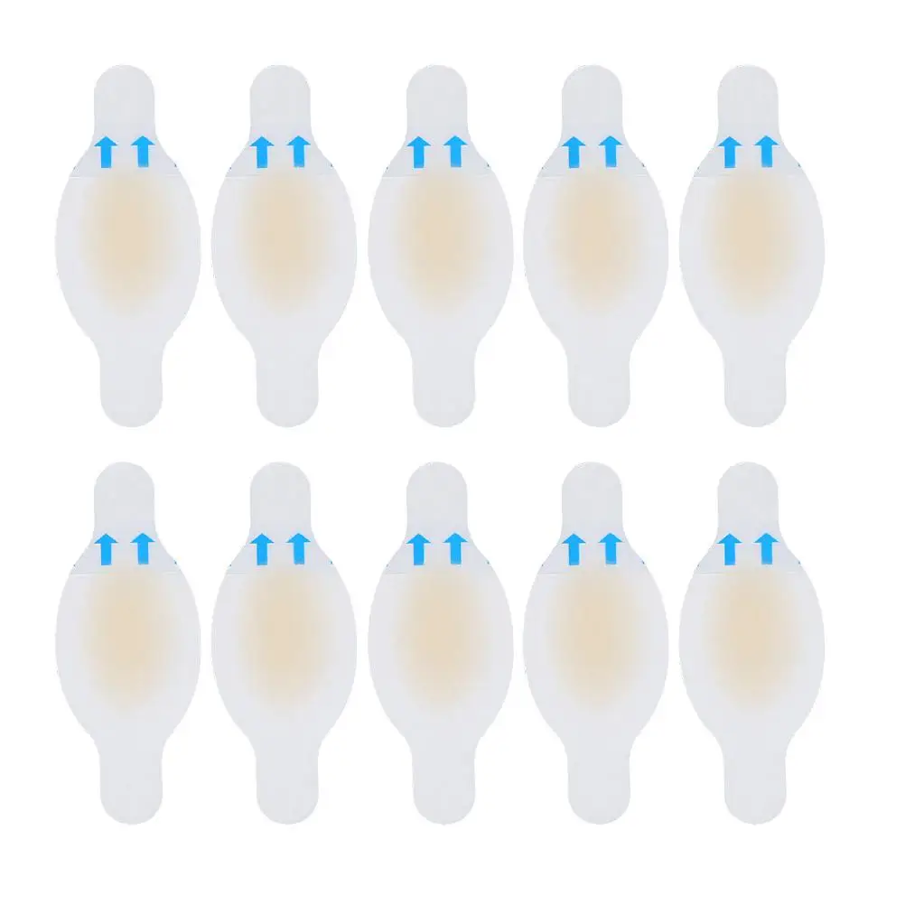 

10 Pcs Wear Foot Stickers Back Heel Cushion For Women Heel Pads Gel Cushion Abrasion Resistant Lightweight Shoe Boots Care Tools