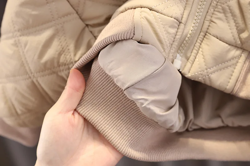 1 2 3 4 Jahre Herbst Winter Baby Jungen Bekleidungssets Kinder Baumwoll-Gefütterte Jacke mit Reißverschluss + Hose 2-teilige Outfits Kinder Trainingsanzüge – Detail 13