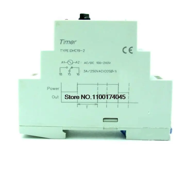 DHC19 Ultrathin Time Relay Timer DHC19-1  1 Group Delay Contact DHC19-2  DHC19-3  DHC