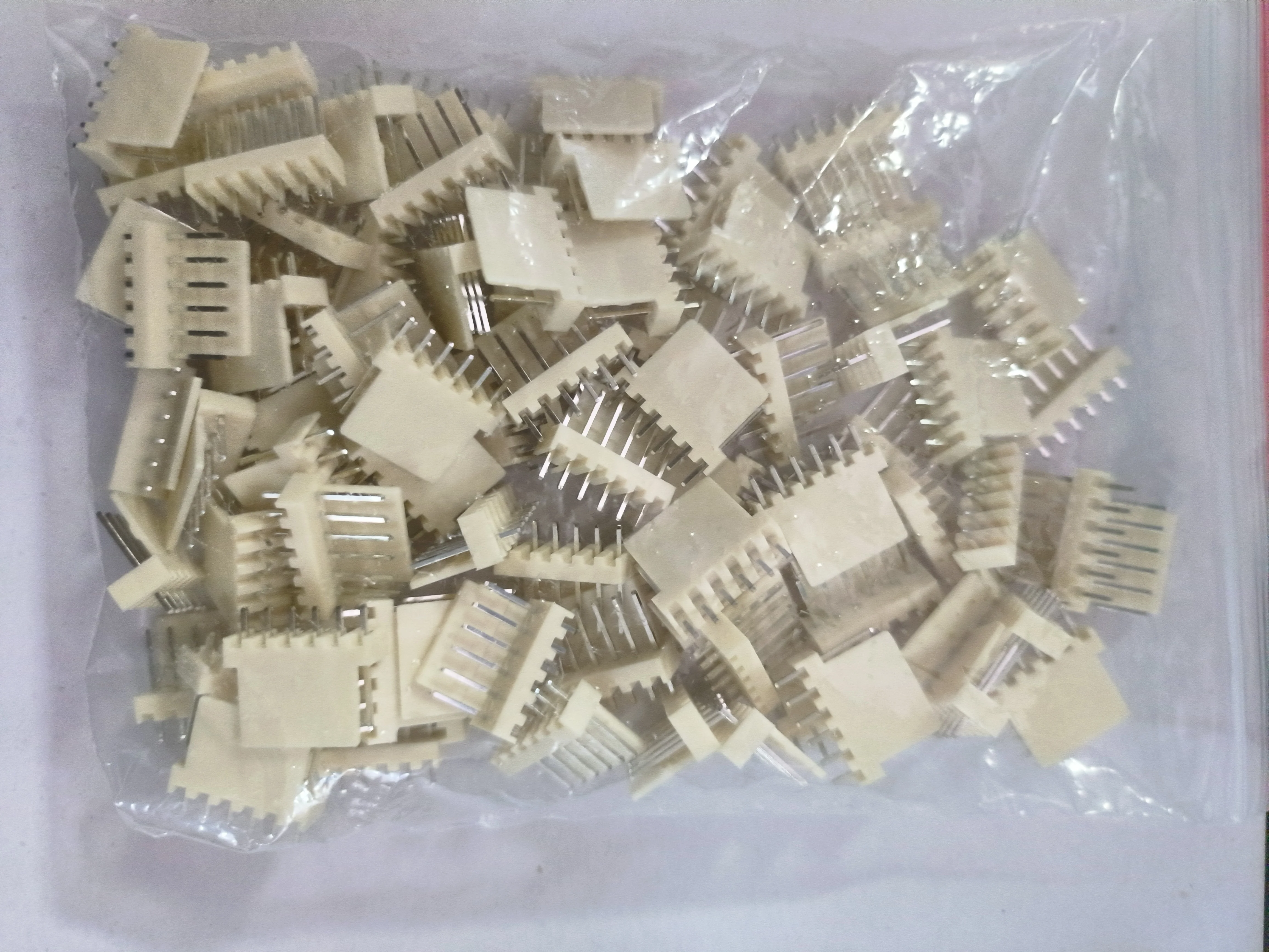 80PCS KF2510 plug-in 6Pin  straight pin