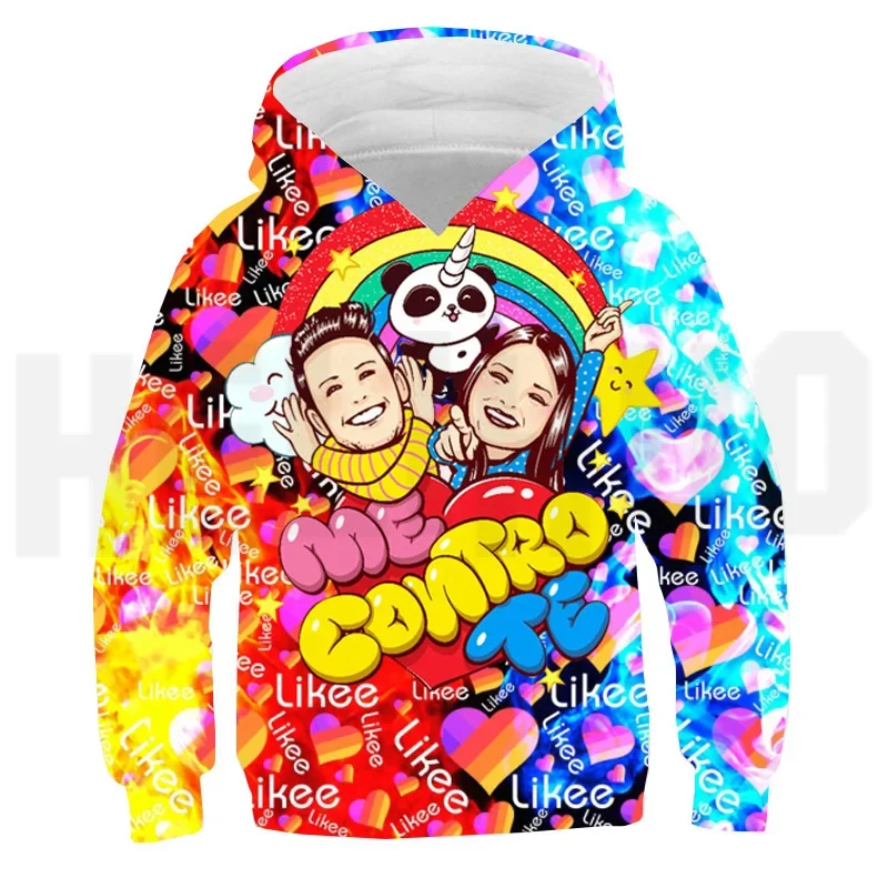 

3D Print Me Contro Te Hoodies Women Hip Hop Children Clothing Kids Anime Hoodie Teenager Boys Sweatshirts Toddler Girls Headwear