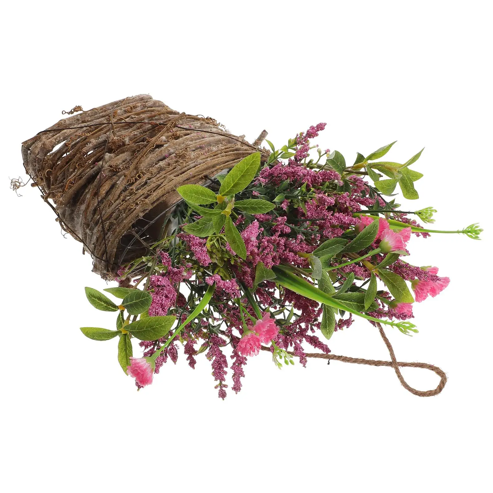

Artificial Flowers Spring Hydrangea Hanging Decor Hanging Simulation Flowers Home Flower Basket Banquet Holiday Outdoor
