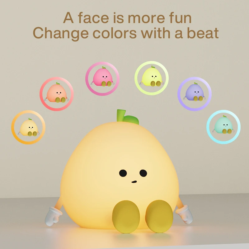 الإبداعية ضوء الليل سيليكون حماية العين مصباح ثلاثة والعتاد قابل للتعديل حامل هاتف المحمول الحنفية بوميلو سيليكون ضوء الليل