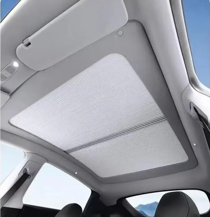 

2023 New Roof Sunshade For Model Y Top Glass Roof Retractable Sunshade Car Window Visor for Model Y Accessories