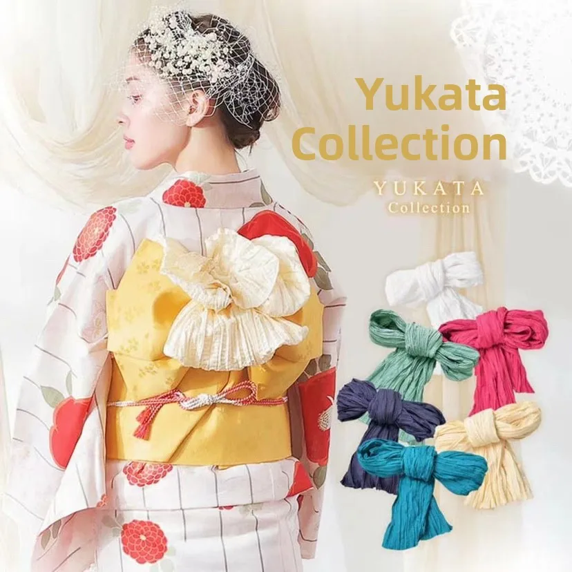 

Jialing Kimono House Pleated Skirt Women's Kimono Bathrobe Multi-color Optional Polyester Material Traditional Chinese Costume