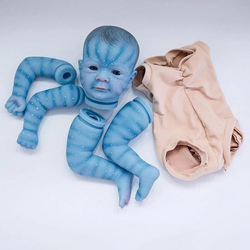 Kit de poupée Reborn réaliste NPK 18'' non fini, version Fecilia Woodland, déjà peint, jouets DIY