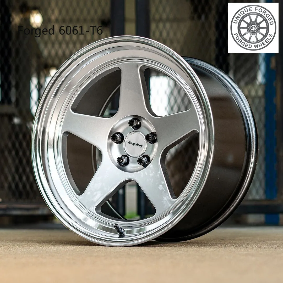 

2026 New Design Custom 15-26inch Concave Rim Forged 2-Piece Deep Lip Wheel 5x114.3 Aluminium Alloy Concave Spokes Wheels
