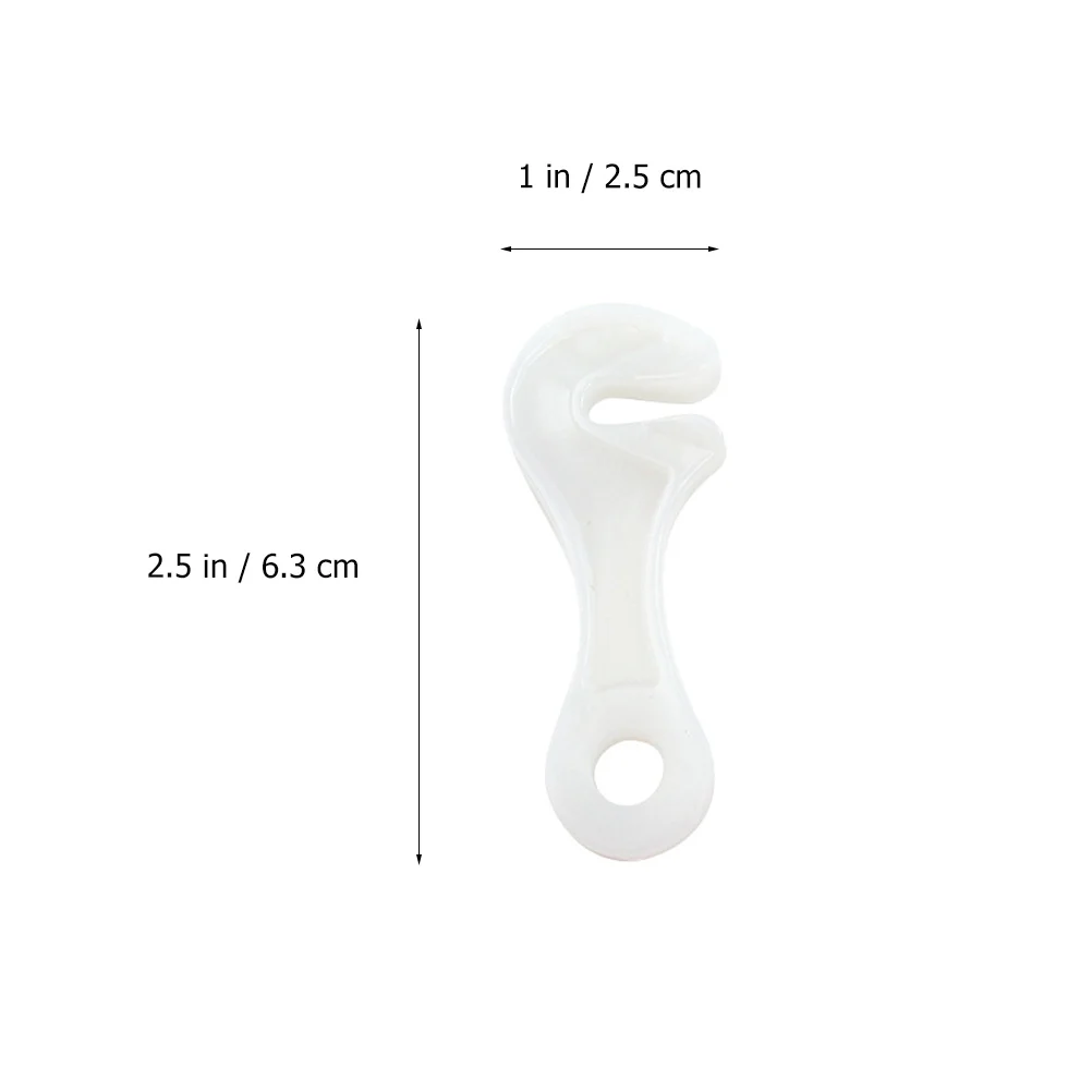 

8Pcs Spanner Shaped Rope Buckles Lightweight Tent Wind Rope Fasteners for Camping Sailing Canopy Fixing Clamp Utility