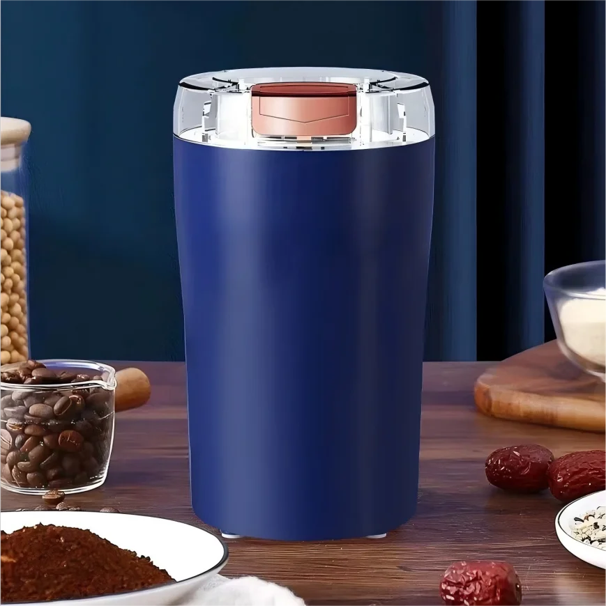 2025 New Small Electric Grinding Machine Grain Grinder Coffee Grinder Stainless Steel Nuts Beans Grains Mill Herbs for kitchen image 4