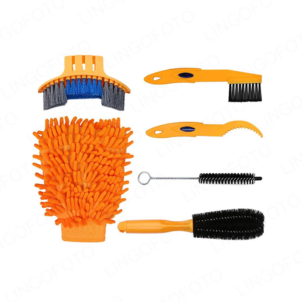 Bicycle Chain Cleaner Outdoor Cycling Brush Wash Tool Set Portable Motorbikes Mountain Road Bike Scrubber Brushes Clean Tool Kit