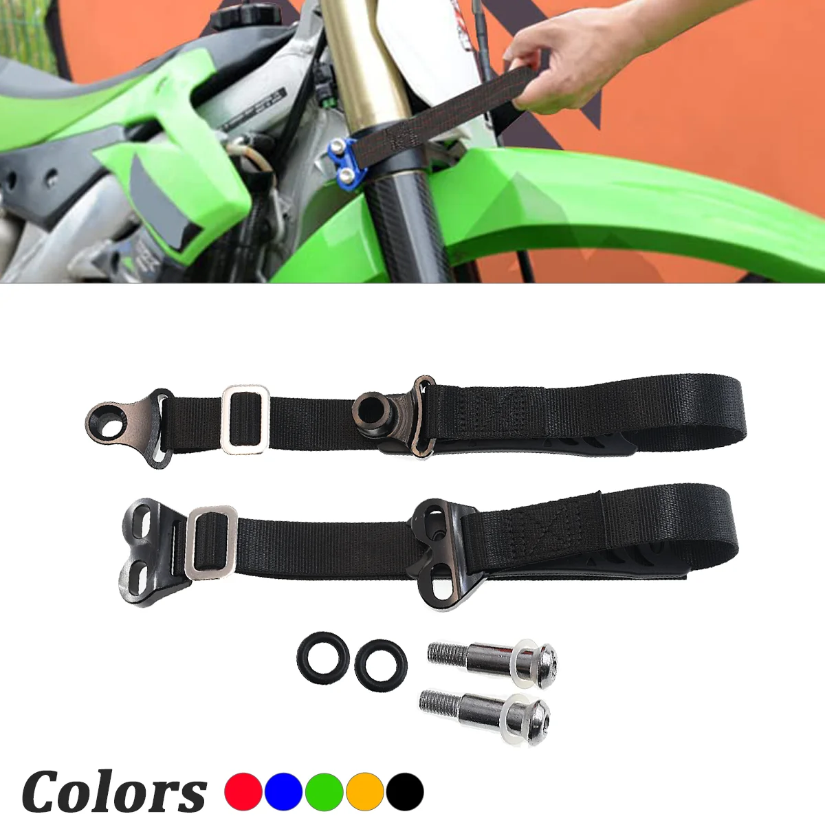 

Motorcycle CNC Rescue Traction Strap Pull Sling Belt For Yamaha KTM Kawasaki Suzuki Honda CRF YZ KX EXC SX Road Motocross Enduro