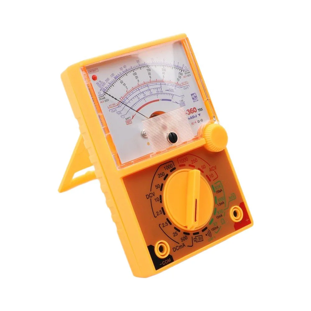 YX-360TR for rugged Analog Meter with Protective Sleeve for Reliable Performance in Workshop Field and Lab Environments