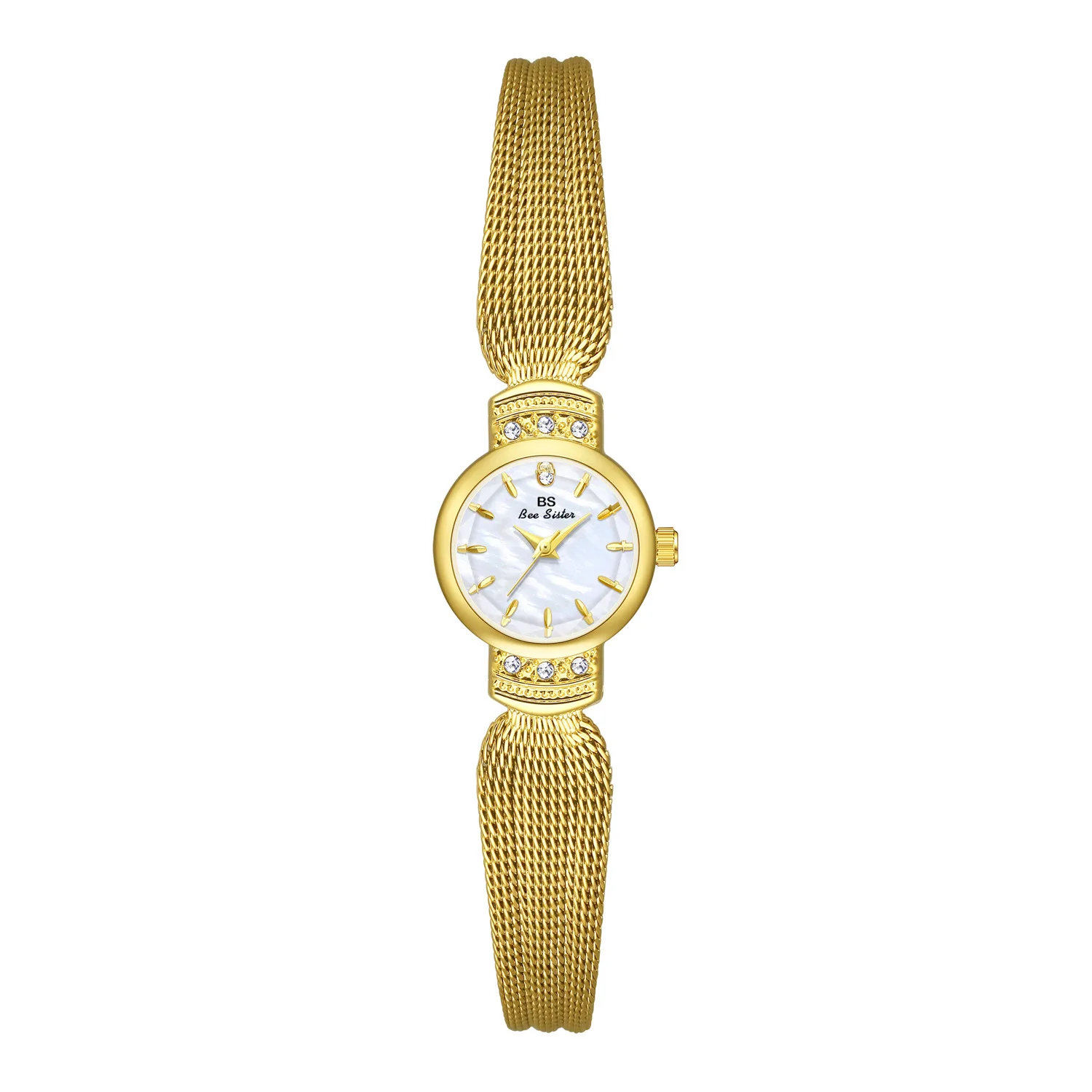 Orologi di marca Top per le donne Diamante d'oro al quarzo Nuovo orologio d'oro delle donne Moda Dress Lady femminile Piccolo orologio da polso Regali