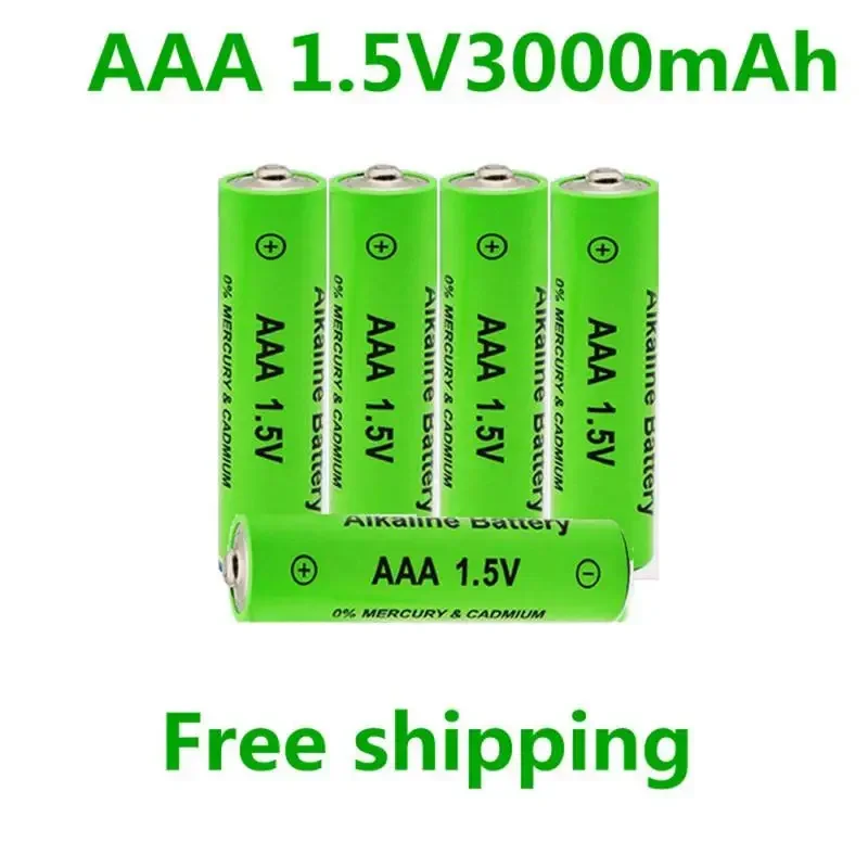 AAA1.5V Battery 3000mAh Rechargeable Battery Lithium Ion 1.5 V AAA Battery For Clocks Mice Computers Toys Replace Ni-Mh Battery