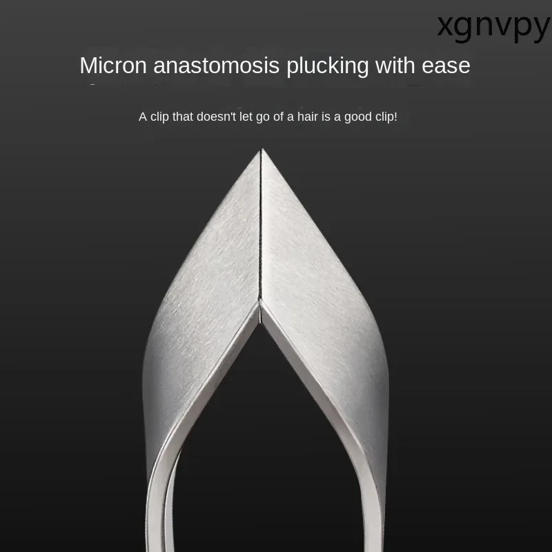 Xgnvpy Thickened and Stiffened 430 Stainless Steel Pig Feather Goose Feather Clip Hair Extractor Fish Bone Clip