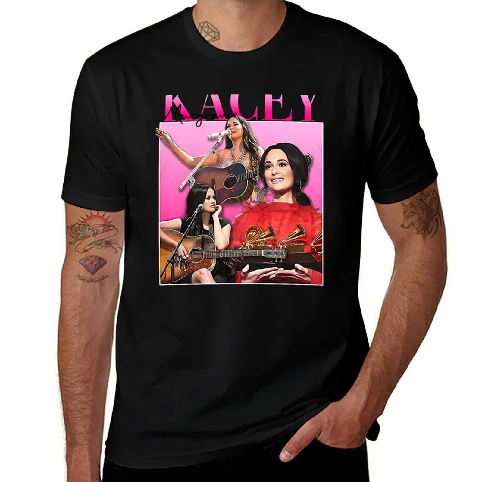 

Kacey Single Art Musgraves Music T-Shirt Minimalist Casual Short Sleeve Top