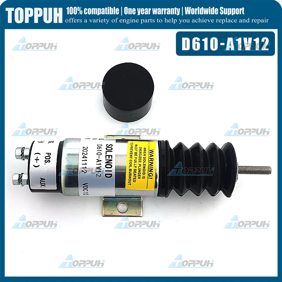 

Новый электромагнитный клапан 12V D610-A1V12 для Trombetta, 12В, с двойной катушкой, тяговый соленоид