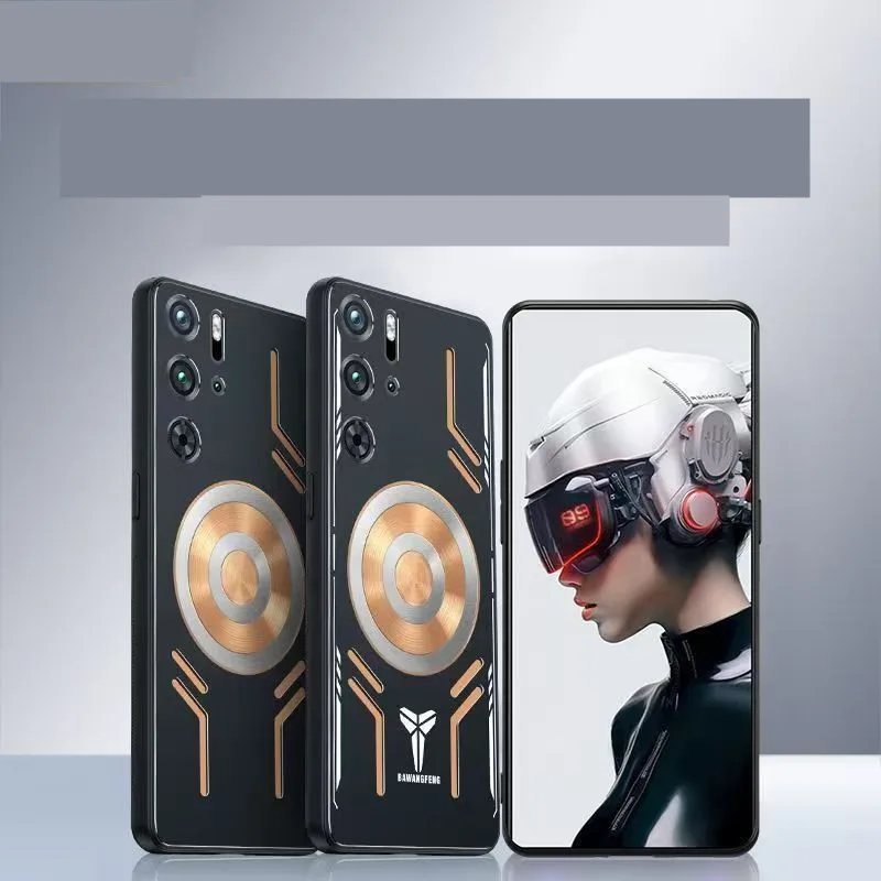 

For ZTE Nubia Redmagic 11 Pro Red Magic 11 Pro+ Cooling Case Magnetic Shockproof Copper Metal Heat Dissipation Cover Funda