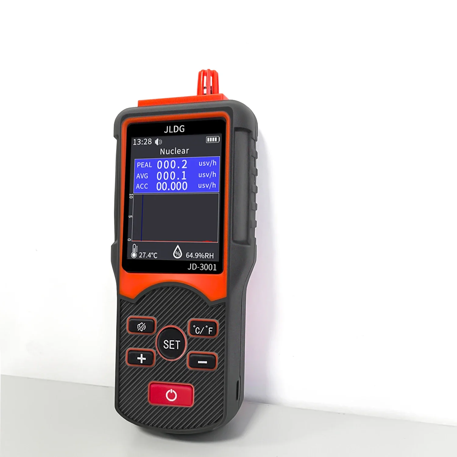 Simple Practical Function Double Radiation Dosimeter Nuclear For Industrial Area Detection