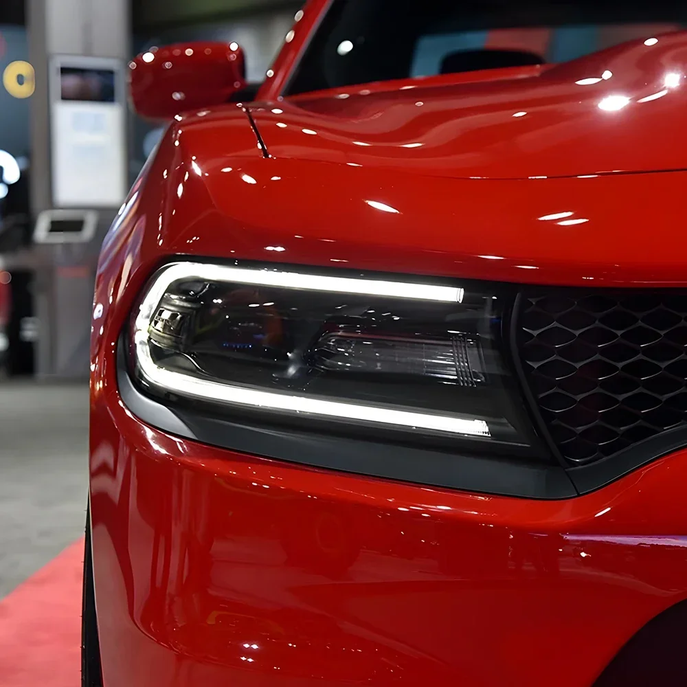 

For Dodge Car Headlights 2015-2019 Charger Car LED Headlight Assembly Plug-and-Play Design Tool Accessories