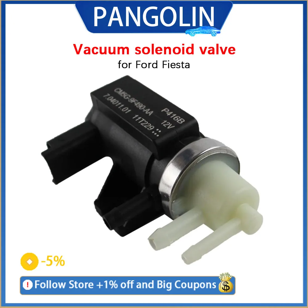 

PANGOLIN CM5G 9F490 AA Turbo Boost Vacuum Relay Solenoid Valve For Ford Fiesta Vacuum Solenoid Valve 02kg Genuine Replacement