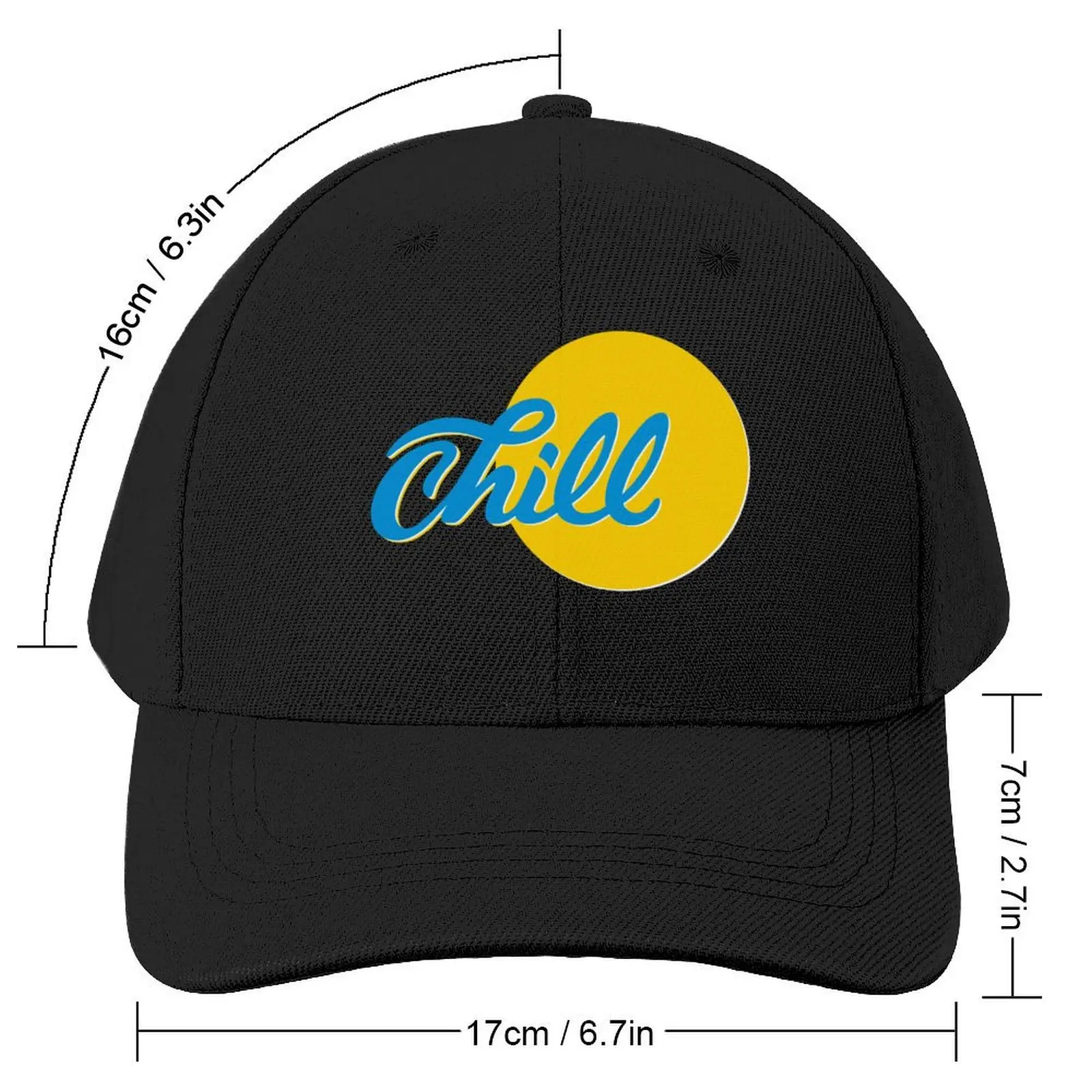 Chill Logo V2 - Aruba Baseball Cap Horse Hat fishing hat Ladies Men's