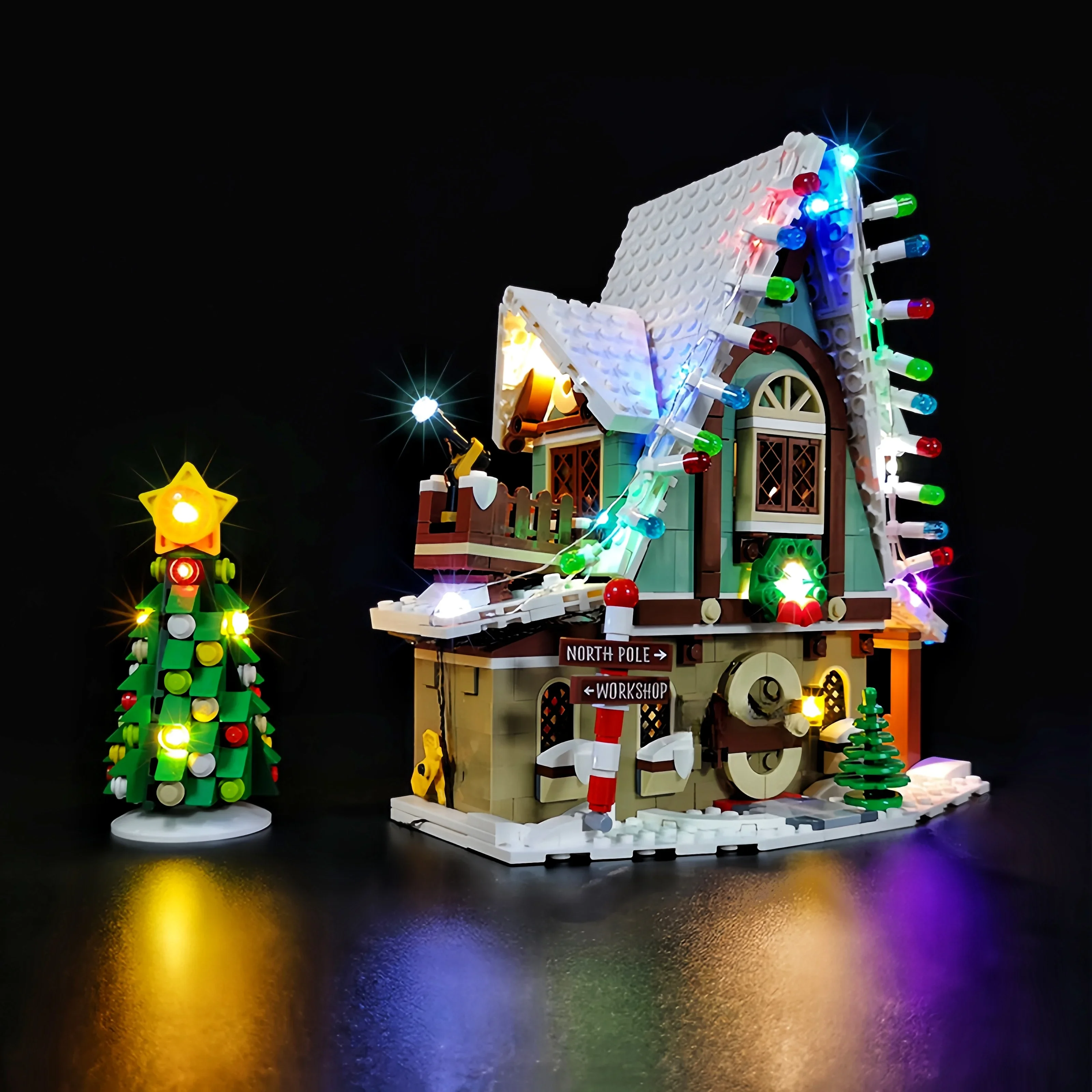 MAXCXT LED Light For LEGO 10275 Creator Elf Club House DIY Decorative Lamp Not Include Lego Building Blocks Set