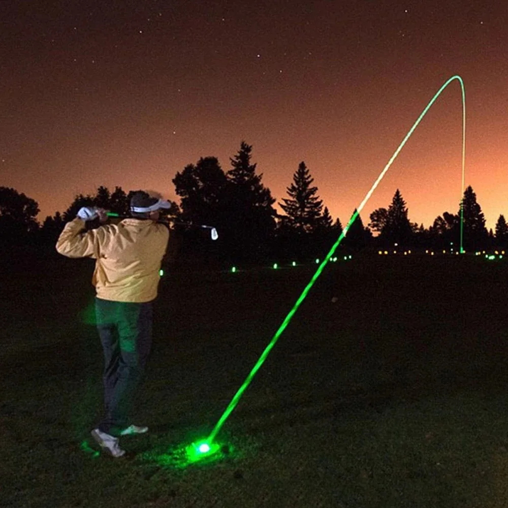 As bolas do brilho noturno do golfe absorvem automaticamente a luz e ilumina a bola fluorescente do golfe noturno 10pcs