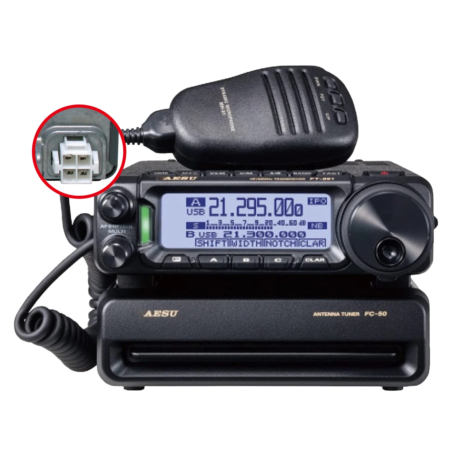 Yaesu Ft-891 Ft891 Cabel 50km Walkie Talkie Japan Full All Mode Analog Ultra Portable Transceiver Short Wave Mobile Marine Radio