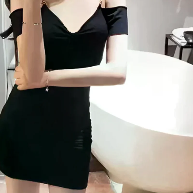 

Sexy Secretary Uniform Temptation Pure Desire Style Strap Skirt Short Skirt