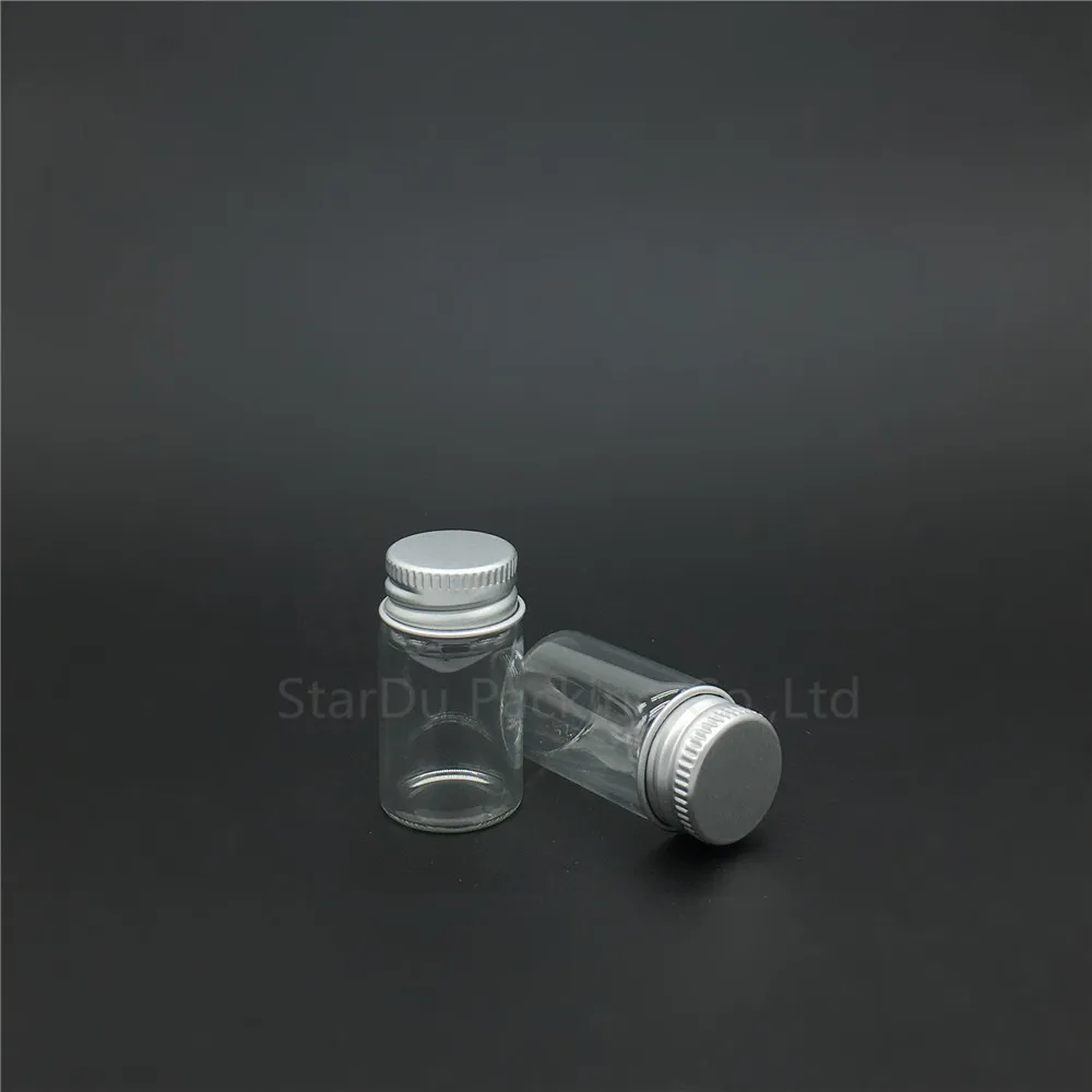 Free Shipping 50pcs/lot Diameter 22*40mm 7ml Glass Bottle Screw Cap For Vinegar alcohol, carft/storage Candy Bottles