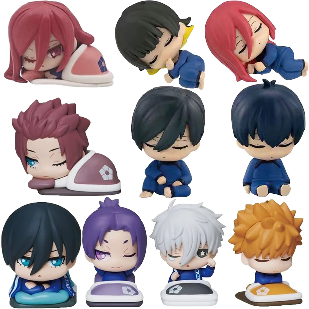

5pcs/set Anime Isagi Yoichi Figures Chigiri Hyoma Rin Itoshi Nagi Seishiro action Figure Toys statue Collection Dolls anime gift