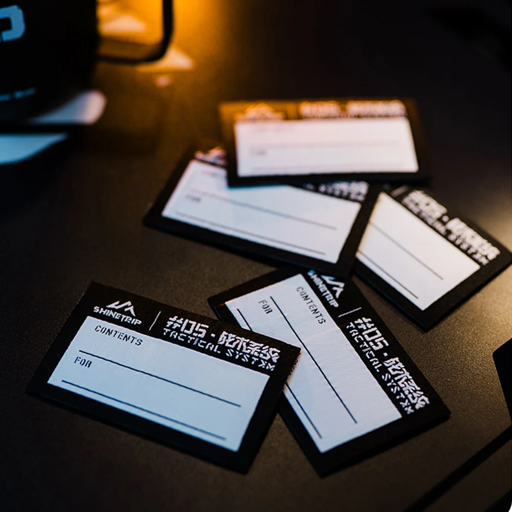 

Handwritten Hook & Loops Patch Tear-Resistant Gas Tank Sticker Wear-Resistant Camping Gear Badge for Outdoor Camping