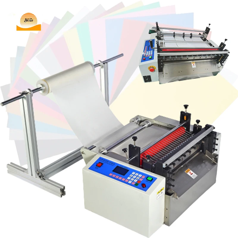 

Customized Non Woven Aluminum Foil Cutter Machine Small Label Eva Foam Cutter Plastic Paper Roll To Sheet Cutting Machine