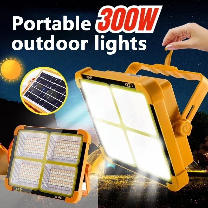 NEW 20000mAh Solar Rechargeable Camping Lantern High Power Bank LED Tent Light Powerful Magnet Flashlight Repair Emergency Lamp
