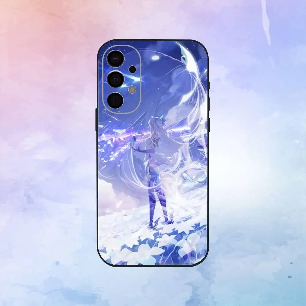 G-GENSHIN IMPACT S-Skirk Phone Case For Samsung S25,S24,S21,S22,S23,S30,Ultra,S20,Plus,Fe,Lite,Note,10,9,5G Black Cover #6