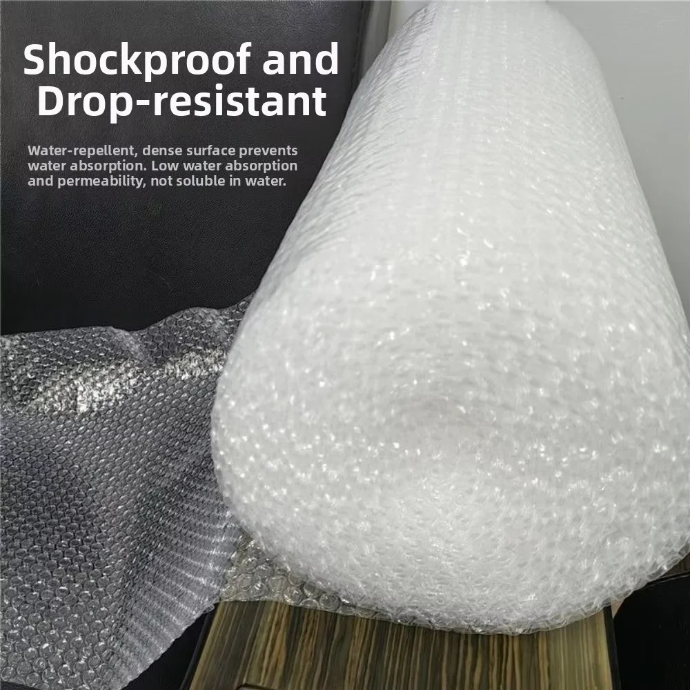 Shockproof Foam Wrap Packaging Film - Clear Cushion Protection, Anti Collision Shock Absorption, Ideal For Shipping & Logistics