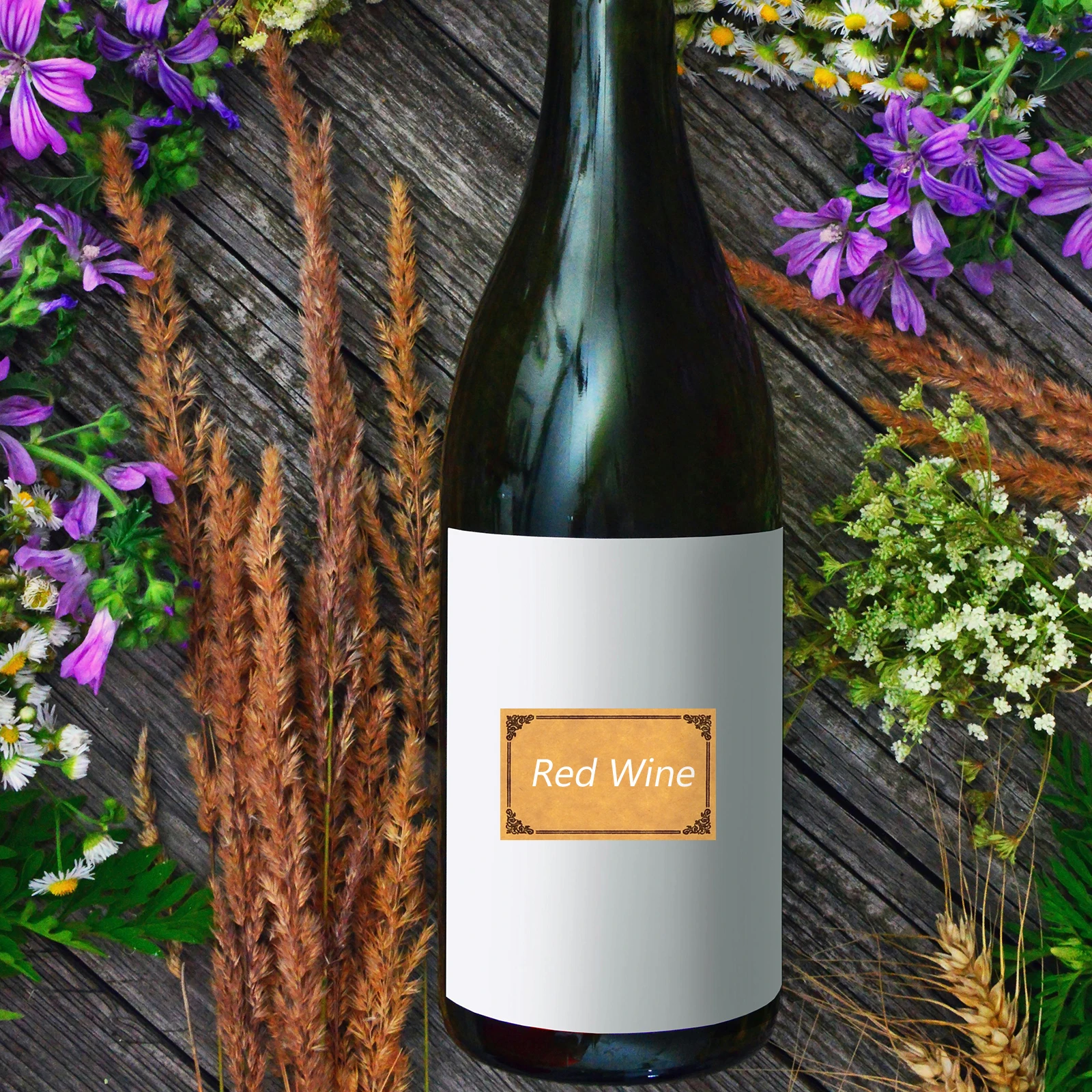 

Label Paper Tags for Glass Bottles Jars Wine For Bottles Vintage Wine Label Stickers Labels Blank Bottle Labels