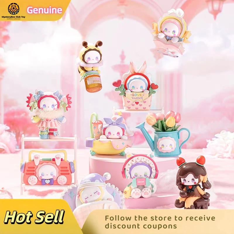 Local genuíno emma reino secreto floresta amor dopamina série caixa cega brinquedo da moda criativo boneca figura ornamentos para meninas presente co