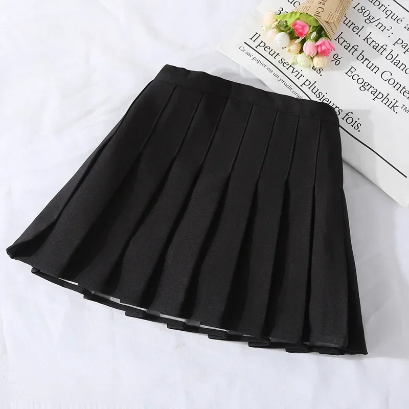 Girls Skirts Autumn Vintage Pleated Plaid Skirts School Teens Girl Spring Kids Skirt Children Clothing 3 4 6 8 10 12 13 14 Years