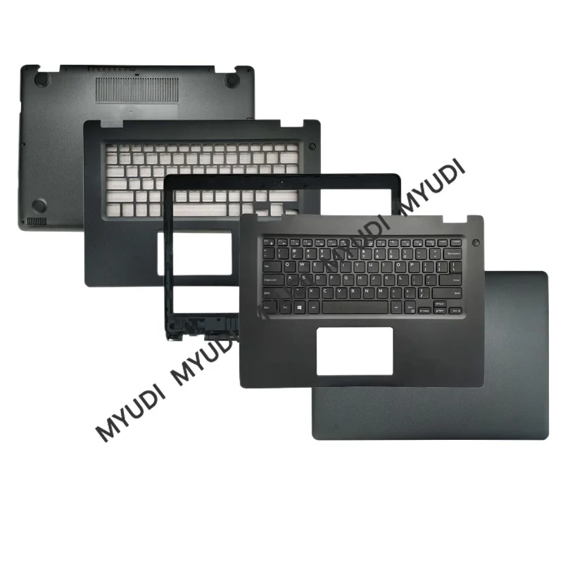 Nuevas carcasas para Dell Latitude 3490 E3490 0MMC2D AA1404 008MFK LCD funda trasera bisel frontal reposamanos cubierta inferior del teclado superior