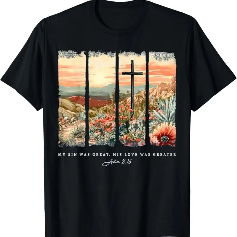 Футболка «Моя греха была великой любовь» John 316